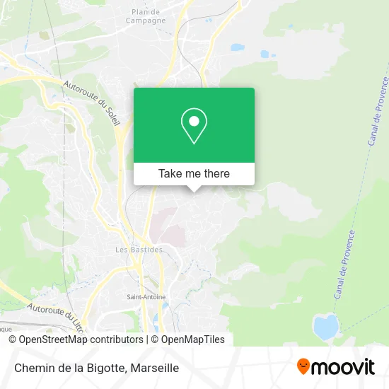 Chemin de la Bigotte map