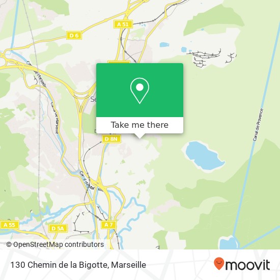 130 Chemin de la Bigotte map