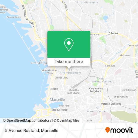 5 Avenue Rostand map