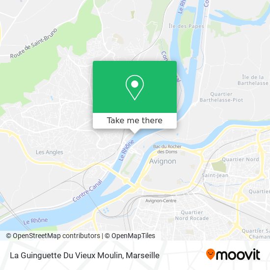 La Guinguette Du Vieux Moulin map