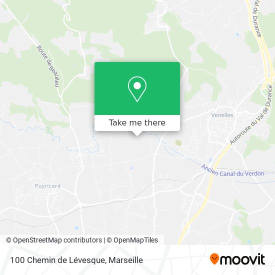 100 Chemin de Lévesque map