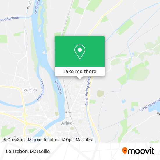 Le Trébon map