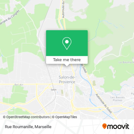 Rue Roumanille map