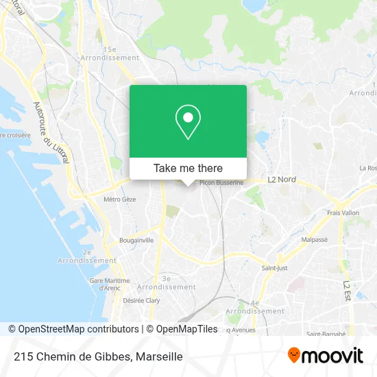 215 Chemin de Gibbes map