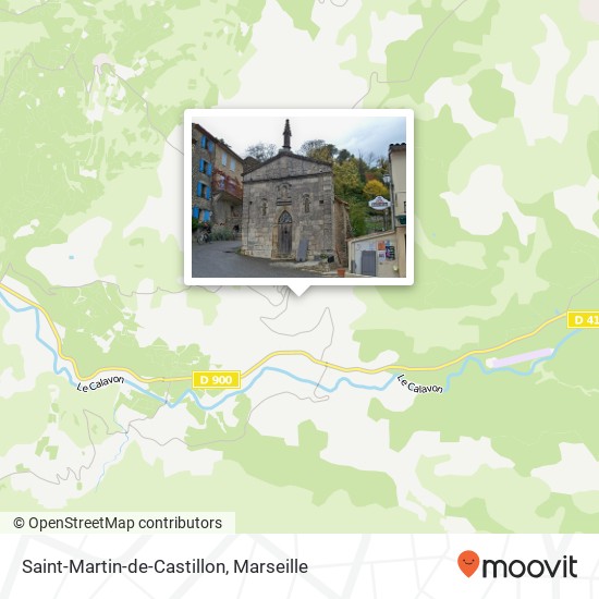 Saint-Martin-de-Castillon map