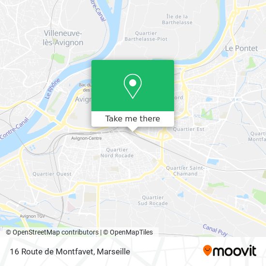 16 Route de Montfavet map