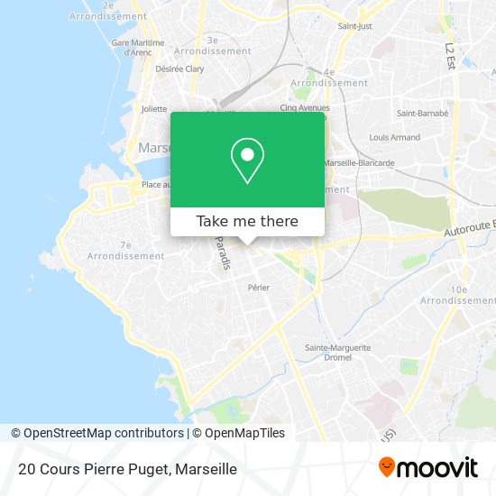 20 Cours Pierre Puget map