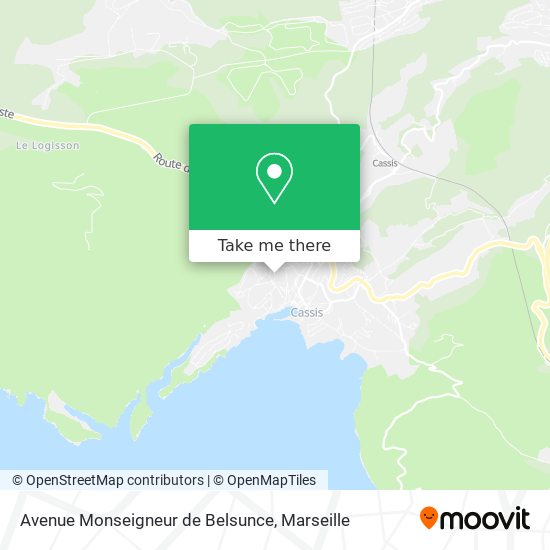 Avenue Monseigneur de Belsunce map