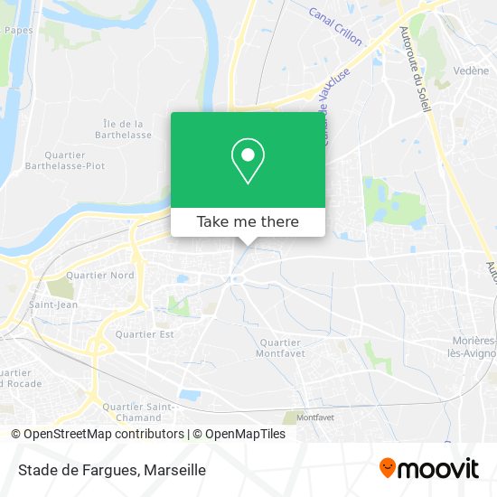 Stade de Fargues map