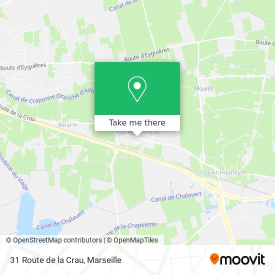 31 Route de la Crau map