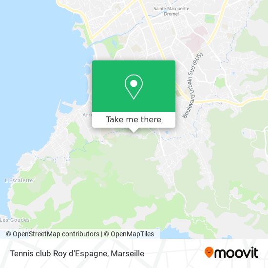 Tennis club Roy d'Espagne map
