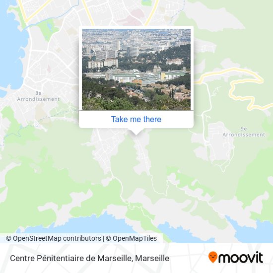 Centre Pénitentiaire de Marseille map