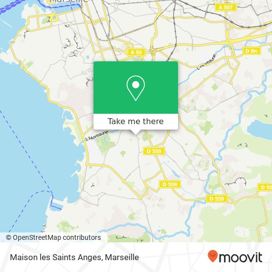 Maison les Saints Anges map