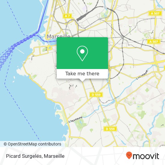 Mapa Picard Surgelés