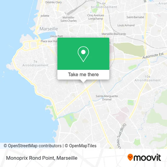 Monoprix Rond Point map