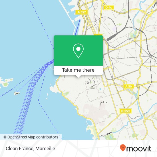 Mapa Clean France