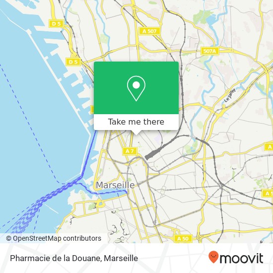 Pharmacie de la Douane map