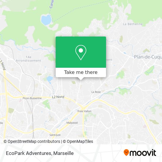 EcoPark Adventures map