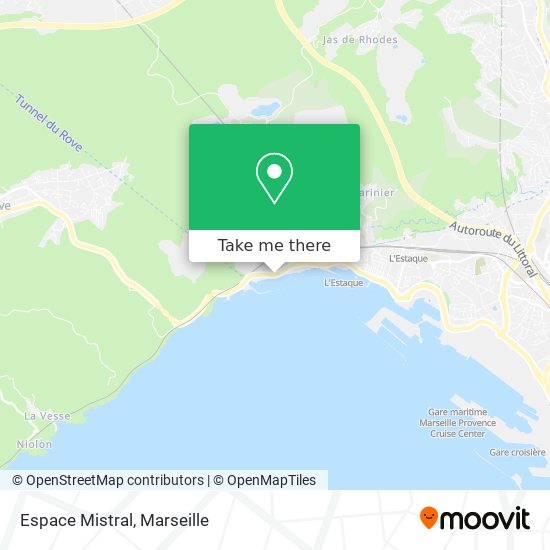 Espace Mistral map