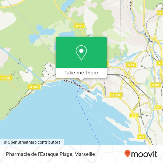 Pharmacie de l'Estaque Plage map