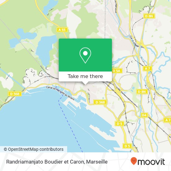 Randriamanjato Boudier et Caron map