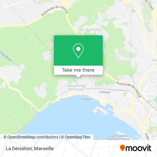 La Déviation map