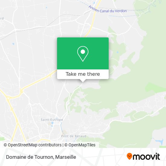 Domaine de Tournon map