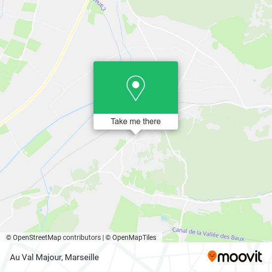 Au Val Majour map