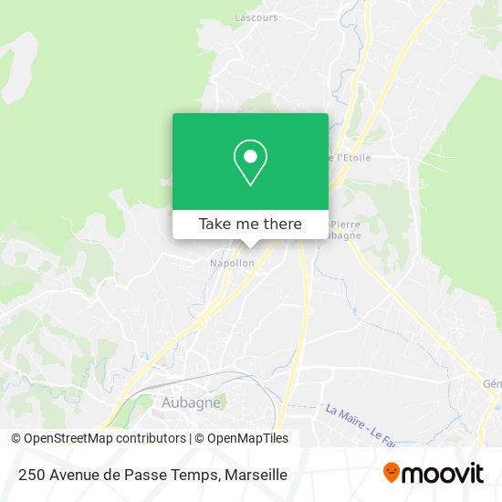 250 Avenue de Passe Temps map