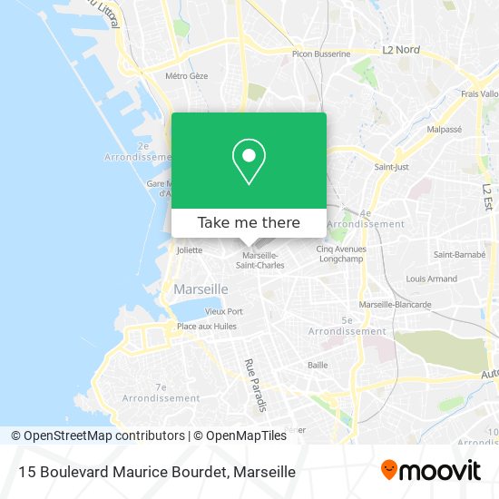 Mapa 15 Boulevard Maurice Bourdet