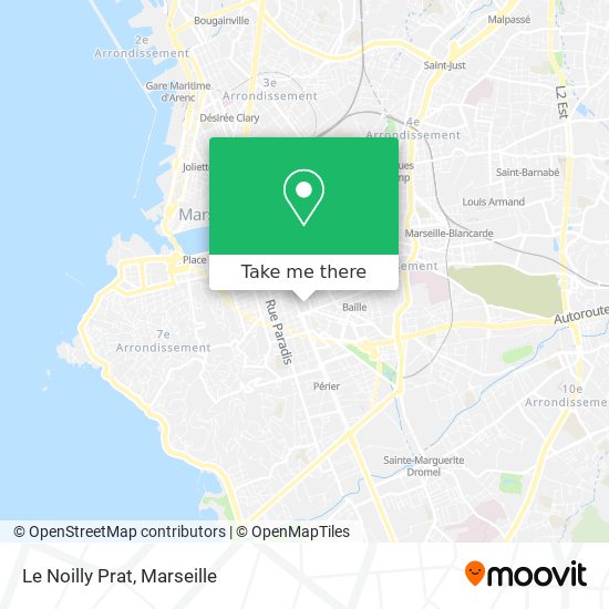 Le Noilly Prat map