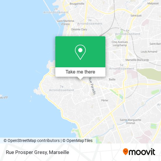 Rue Prosper Gresy map