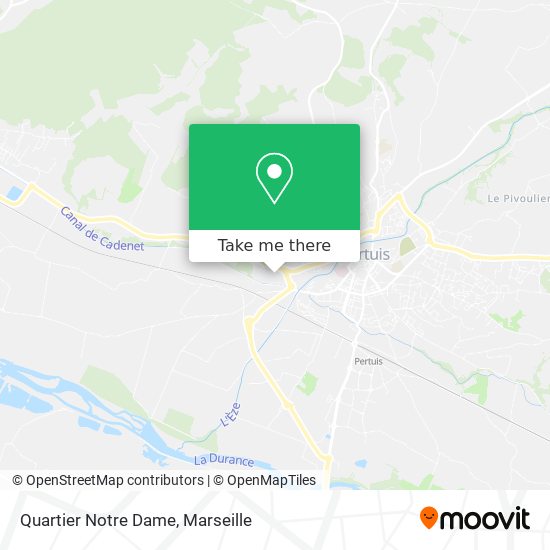 Quartier Notre Dame map