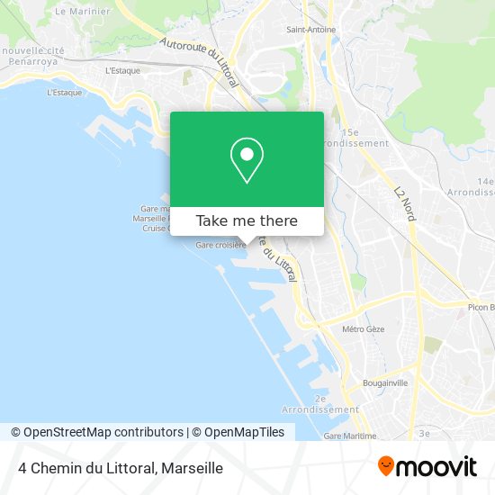 4 Chemin du Littoral map