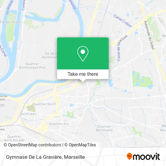 Gymnase De La Gravière map