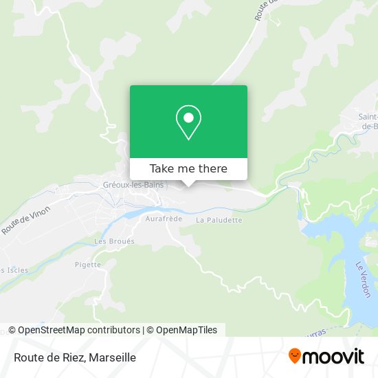 Route de Riez map