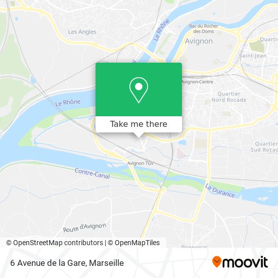 6 Avenue de la Gare map