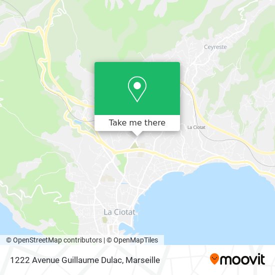 1222 Avenue Guillaume Dulac map
