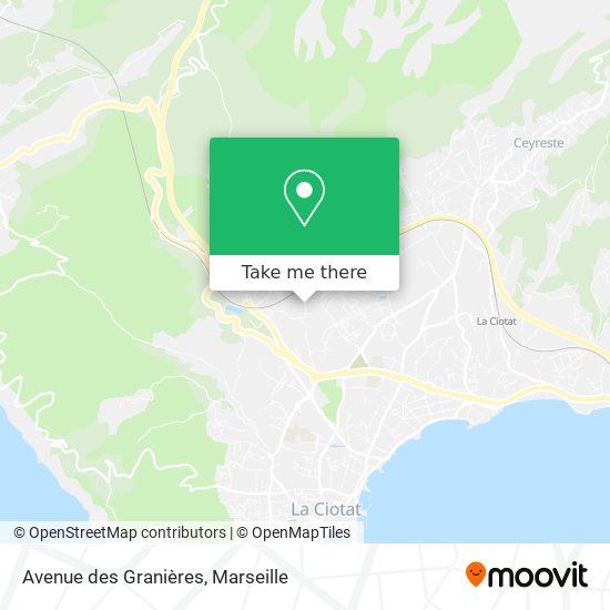Avenue des Granières map