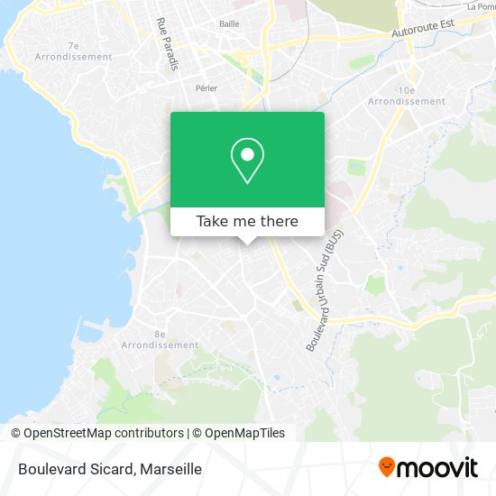 Boulevard Sicard map