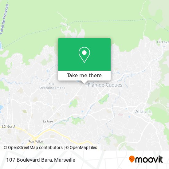 107 Boulevard Bara map