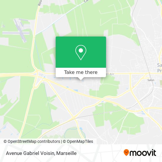 Avenue Gabriel Voisin map