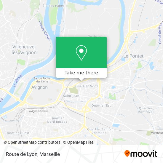 Route de Lyon map