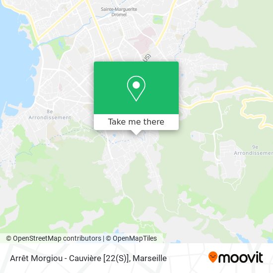 Arrêt Morgiou - Cauvière [22(S)] map