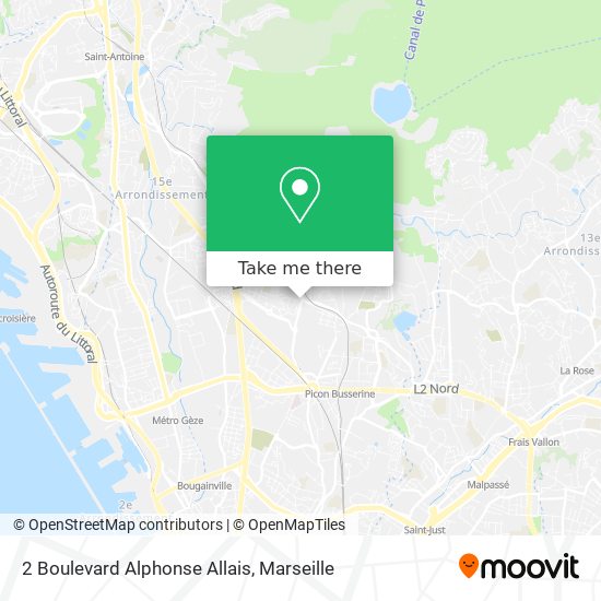 Mapa 2 Boulevard Alphonse Allais