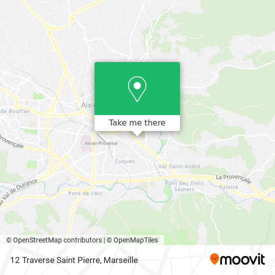 12 Traverse Saint Pierre map