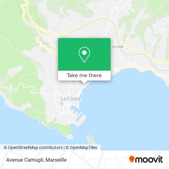 Avenue Camugli map