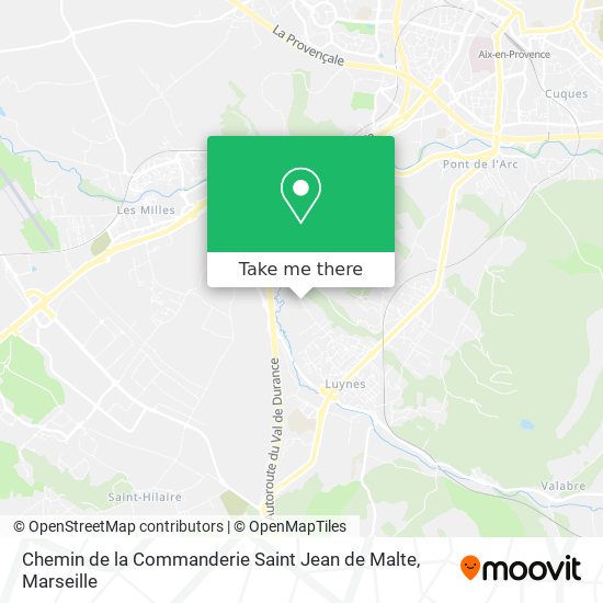 Chemin de la Commanderie Saint Jean de Malte map
