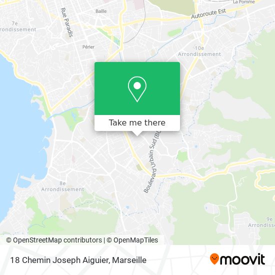 18 Chemin Joseph Aiguier map