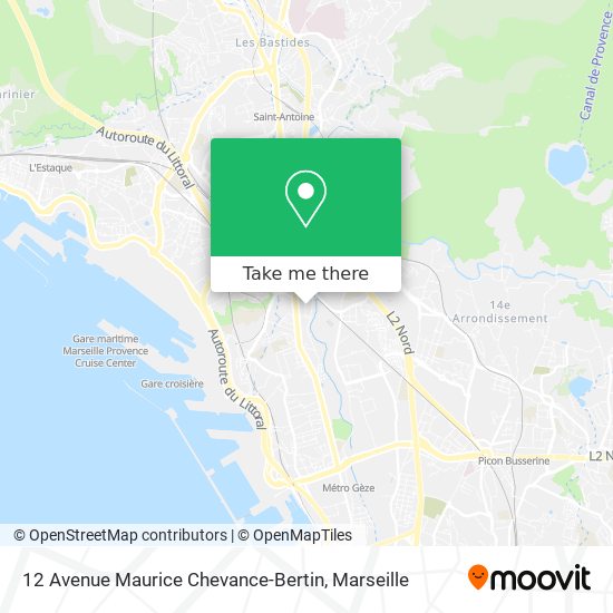 12 Avenue Maurice Chevance-Bertin map